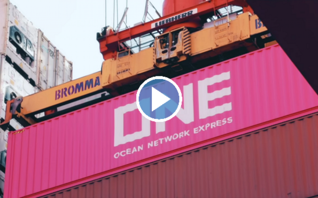 ONE’s First Container Delivered