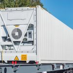 Refrigerated container 20-foot-long.