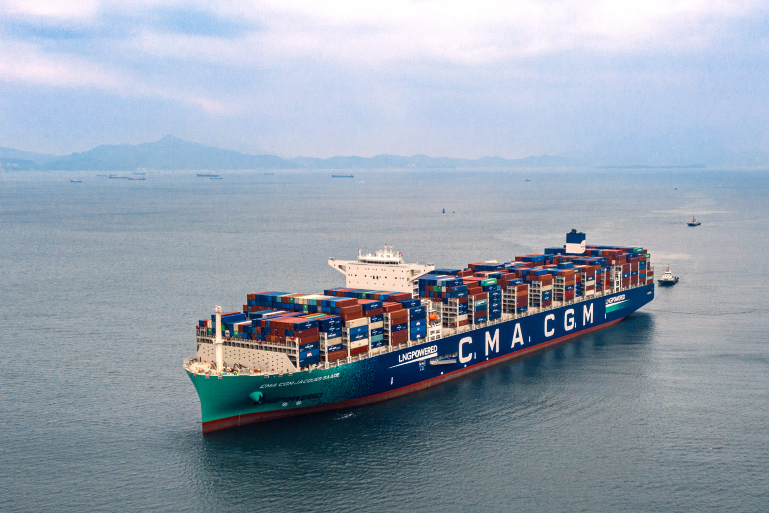 CMA CGM Jacques Saade on open water