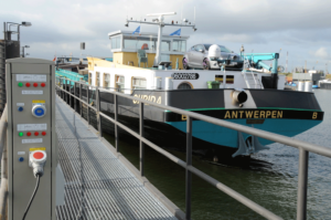 charging station at the port of antwerp