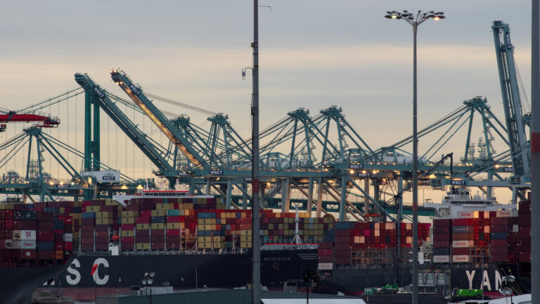 Port of Los Angeles volumes slump 21 per cent