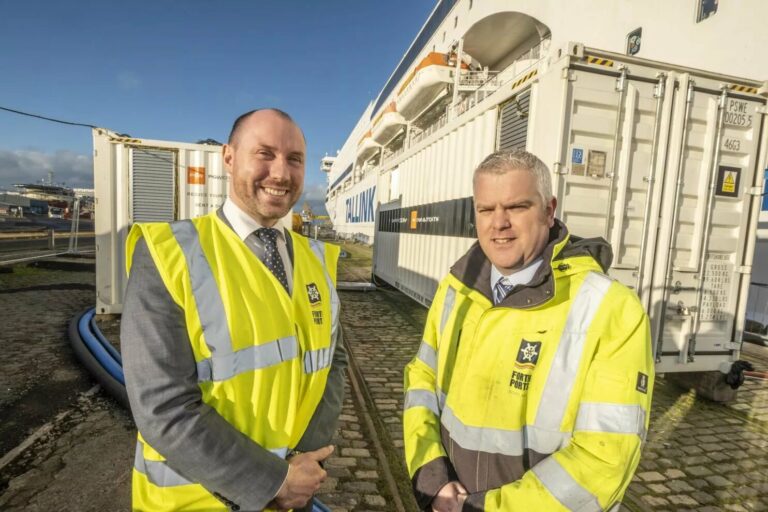 Port of Leith zero emissions shore power ships