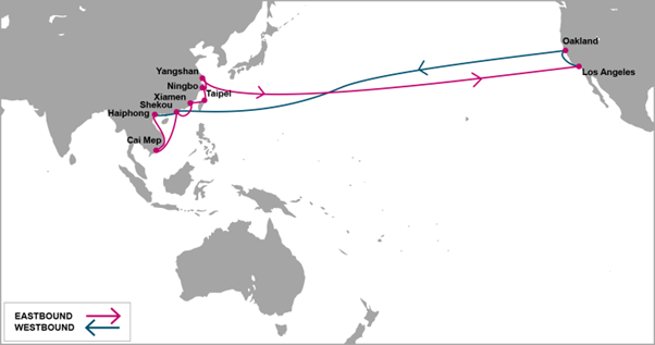 ONE launches Asia - US West Coast service