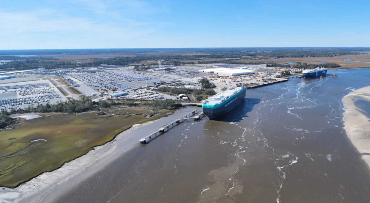 Port of Brunswick sets record month for autos