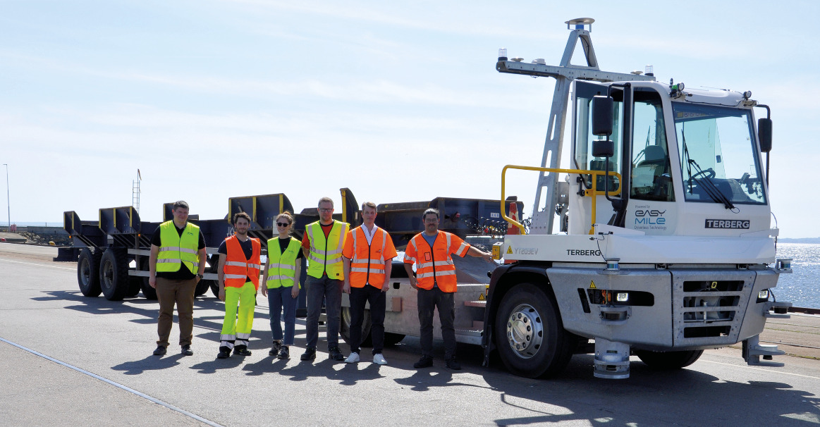 Port of Helsingborg pilots autonomous terminal tractor