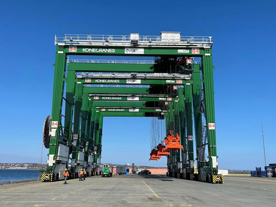 Port of Halifax welcome new gantry cranes