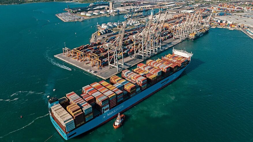 Maersk's green methanol vessel arrives in Koper