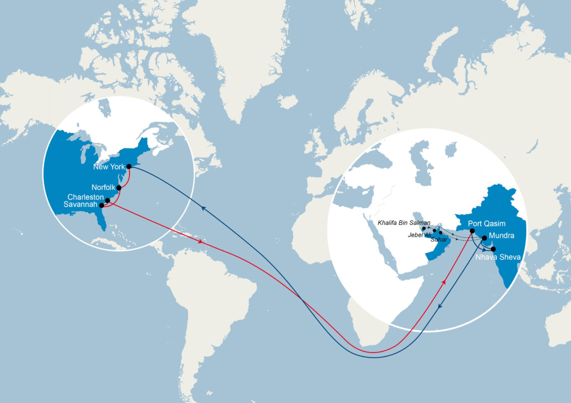 CMA CGM upgrades Indian Subcontinent - US East Coast service