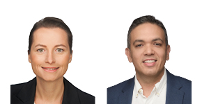 Dr Eva Savelsberg, Senior Vice President, INFORM, and Kaio Quinan, Director of Sales Americas, INFORM