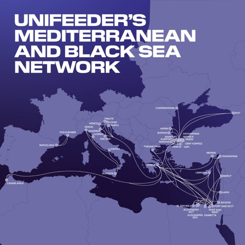 Unifeeder triples Intra-Mediterranean market share