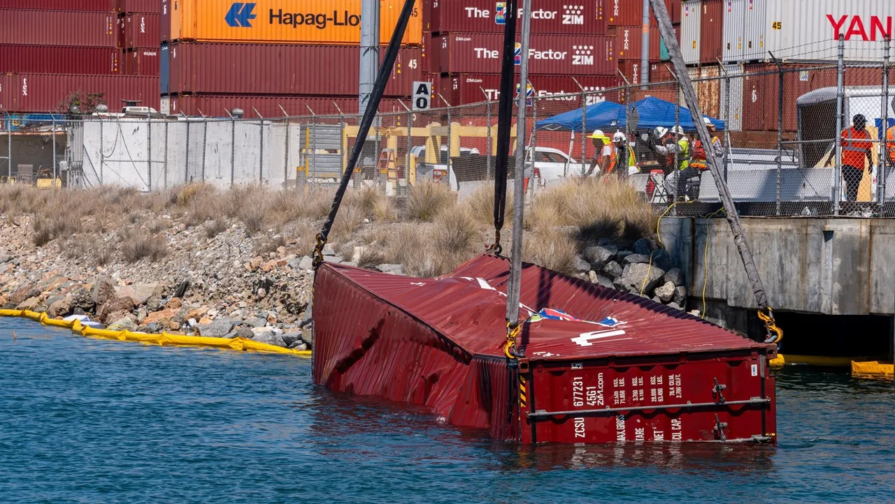 All containers recovered in Port of Long Beach incident