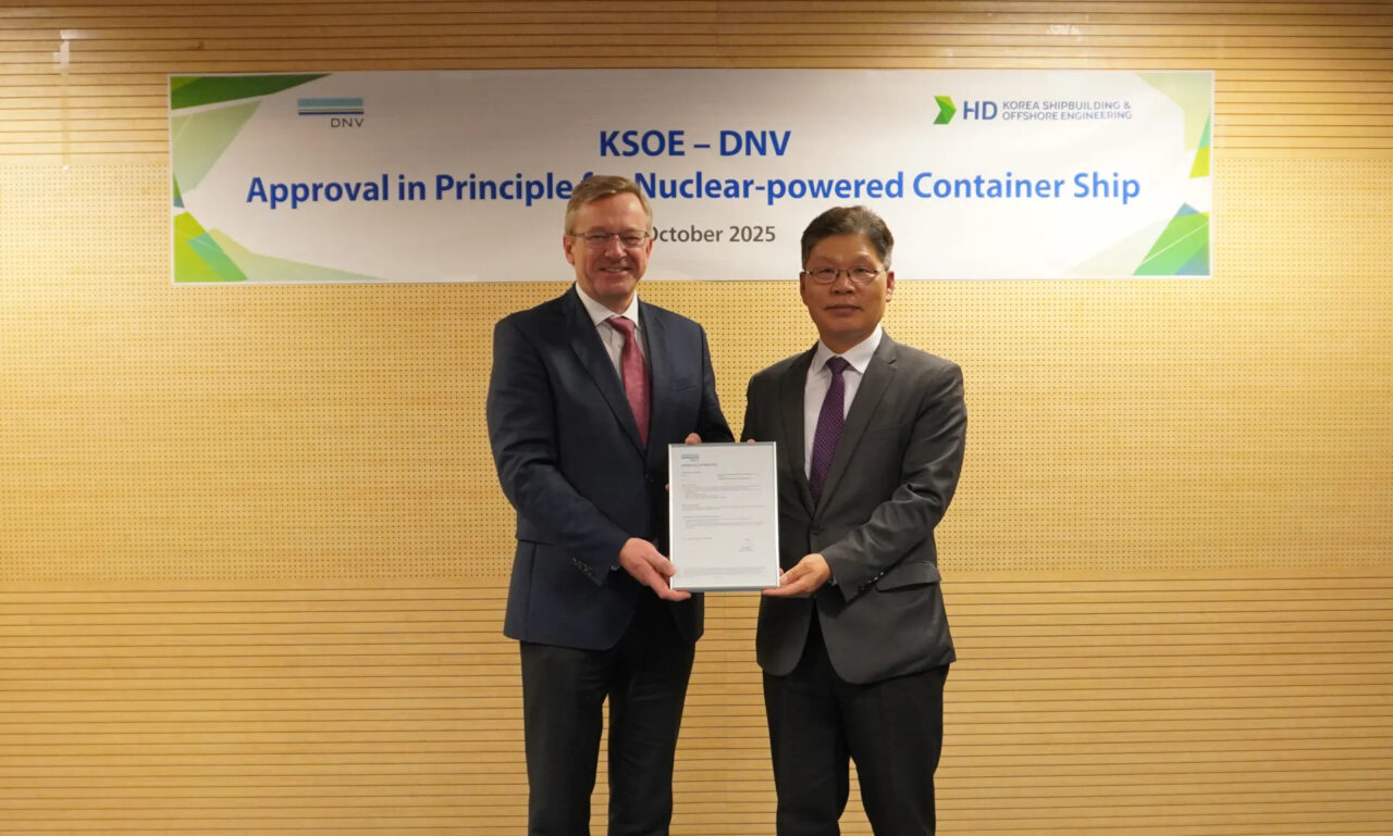 DNV grants AiP for SMR-powered container vessel