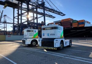 Port of Felixstowe receives two of 34 autonomous trucks
