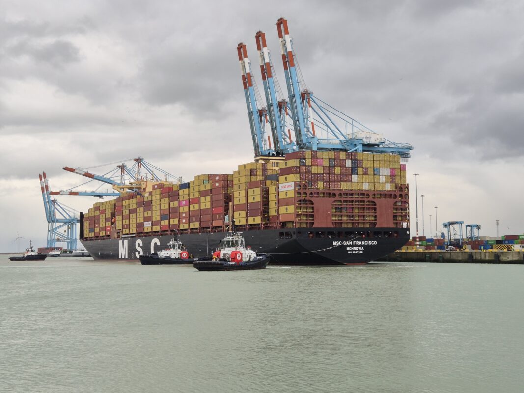 Zeebrugge sets new depth benchmark with MSC San Francisco