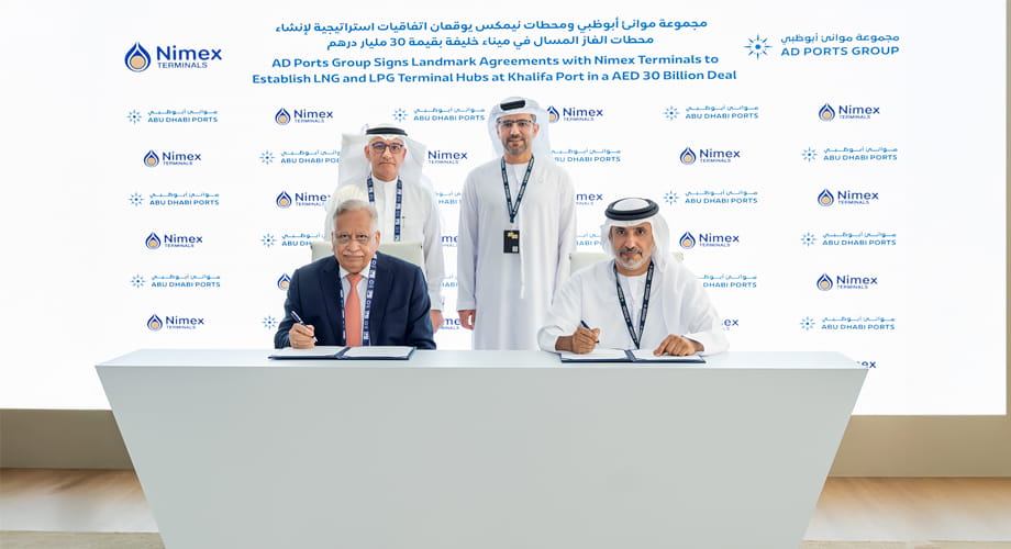 AD Ports, Nimex to launch UAE’s first LNG and LPG hubs