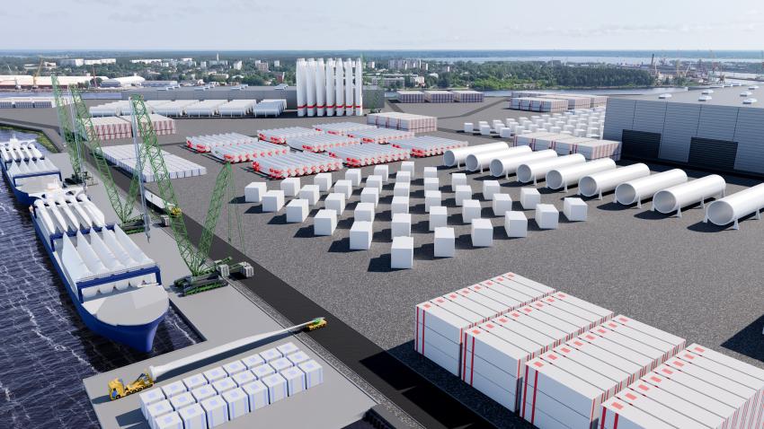Port of Riga advances Kundziņsala wind manufacturing hub - Port