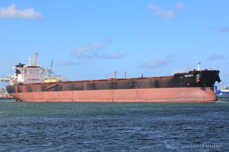MPA informed of fire onboard MANDY off China