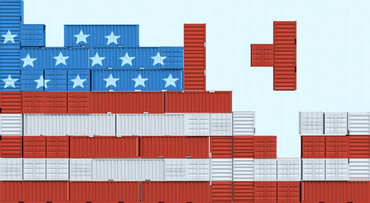 US container imports dip as China volumes slide