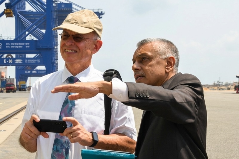 SLPA hosts German talks on Colombo development
