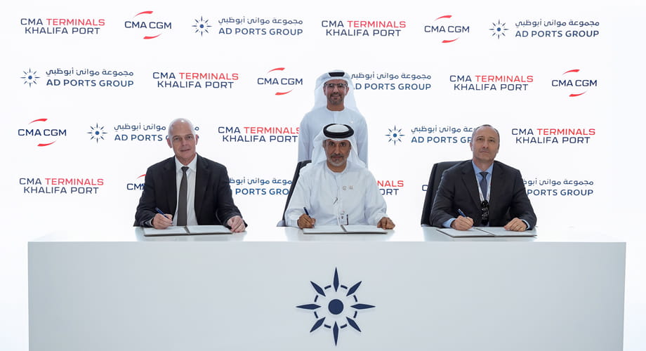 AD Ports, CMA CGM link port to inland rail network