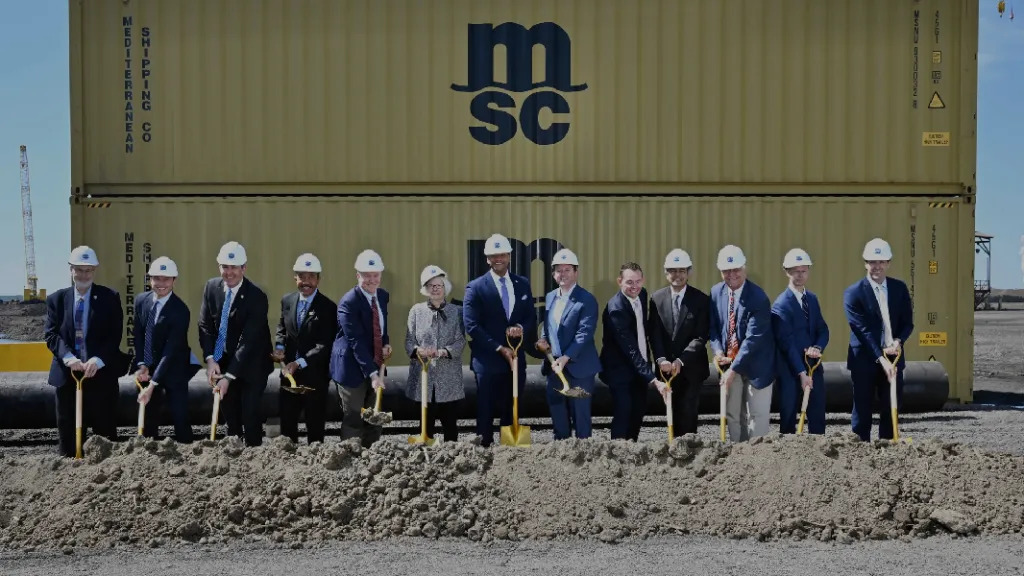 Port of Baltimore breaks ground on Sparrows Point Terminal