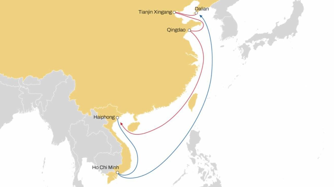 MSC launches Ochna service between China and Vietnam