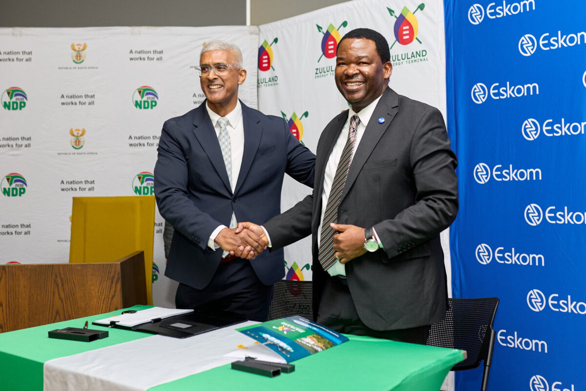 Eskom, ZET seal LNG import terminal framework