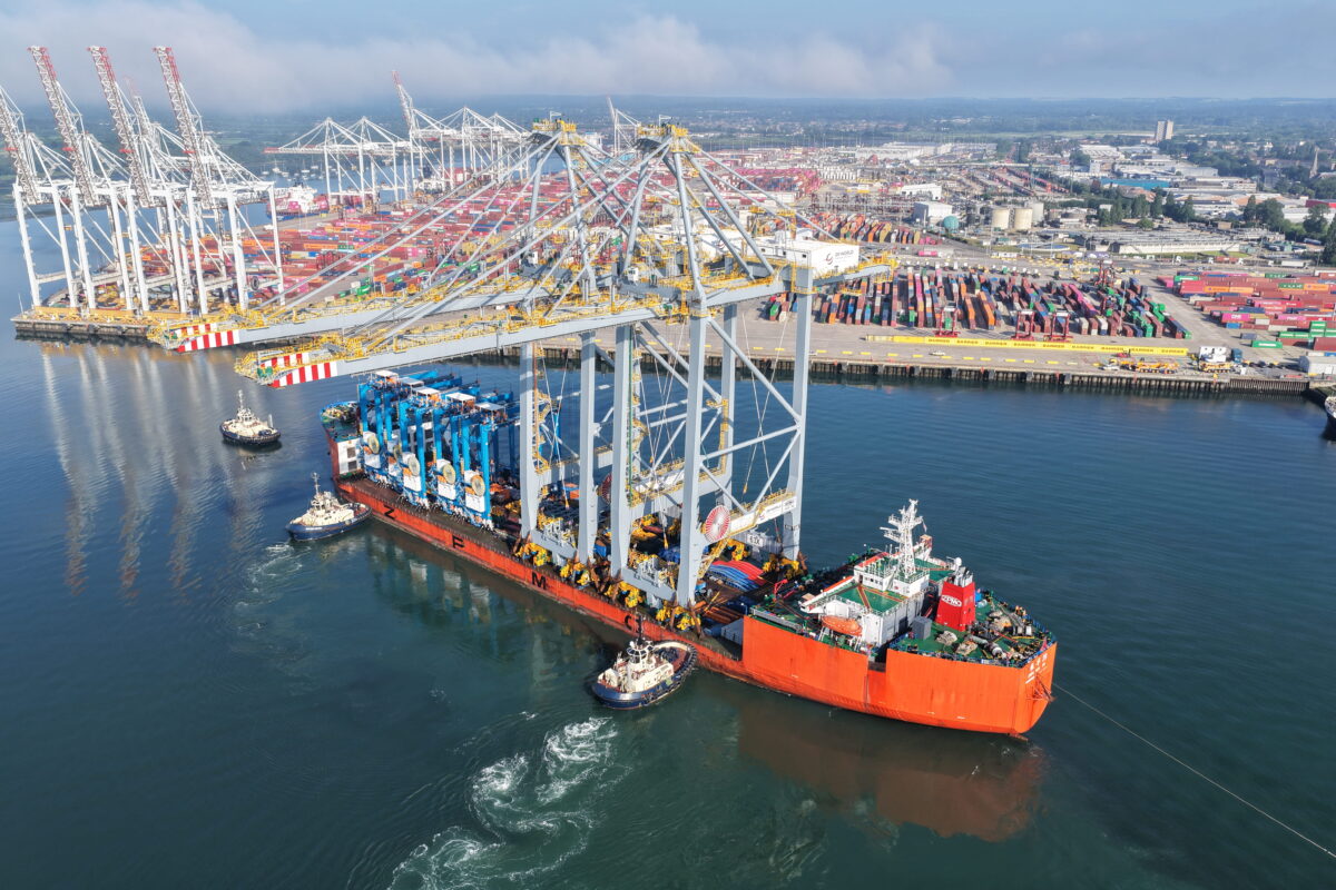 DP World Southampton receives major quay cranes