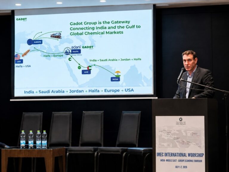 GADOT builds Haifa platform to back IMEC corridor