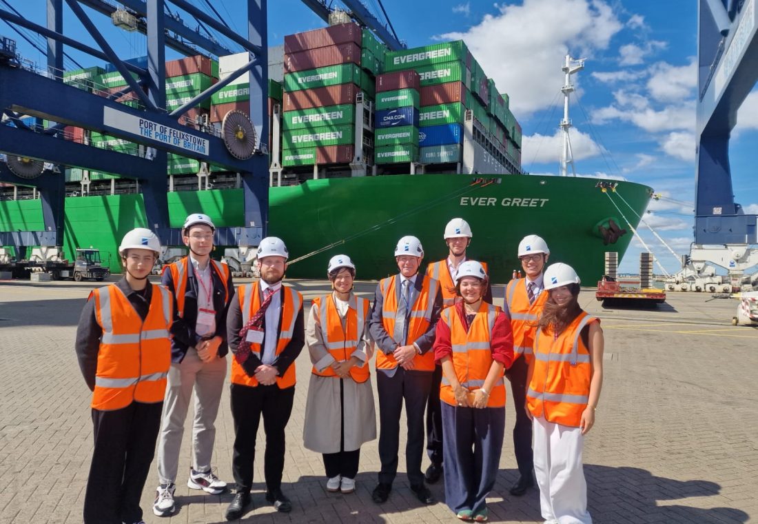 DfT chief tours Port of Felixstowe's autonomous trucks