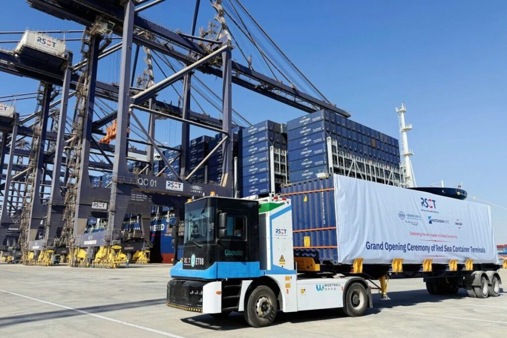 E-Truck at Egypt’s Red Sea Container Terminal