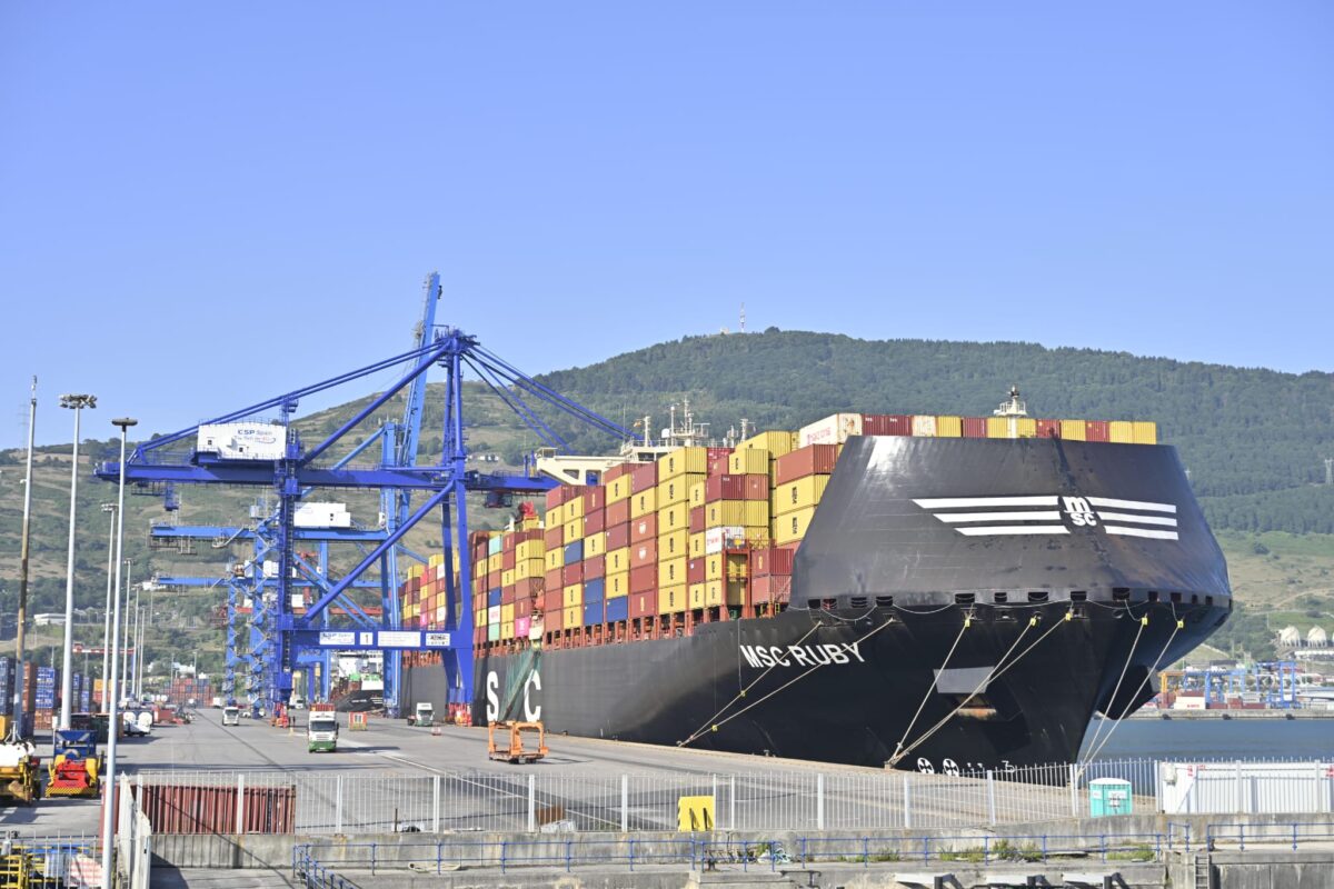 Port of Bilbao welcomes largest containership to date