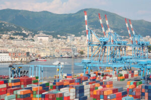 Genoa, Savona-Vado H1 dip as transhipment slides